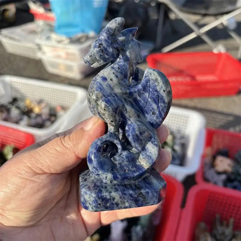 Blue Sodalite Dragon-ToShay.org