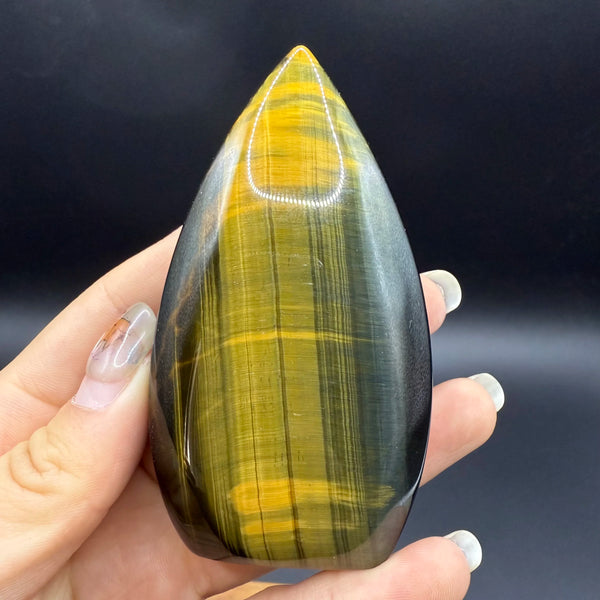 Blue Tiger Eye Stone Torch-ToShay.org