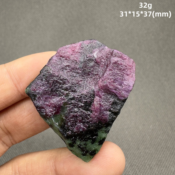 Red Green Ruby Epidote-ToShay.org
