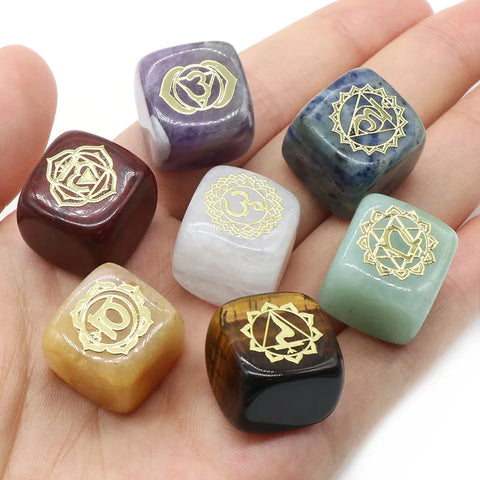 Chakra Symbols Crystal Cubes-ToShay.org