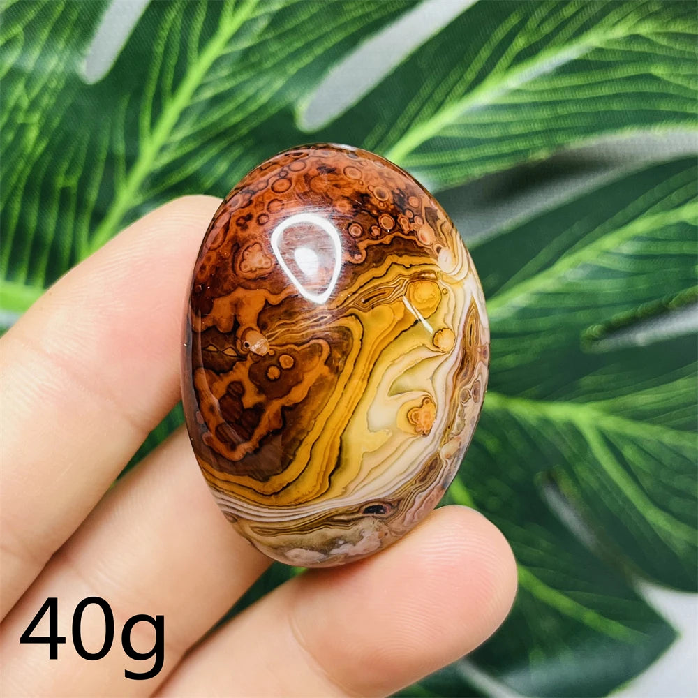 Red Agate Palm Stones-ToShay.org