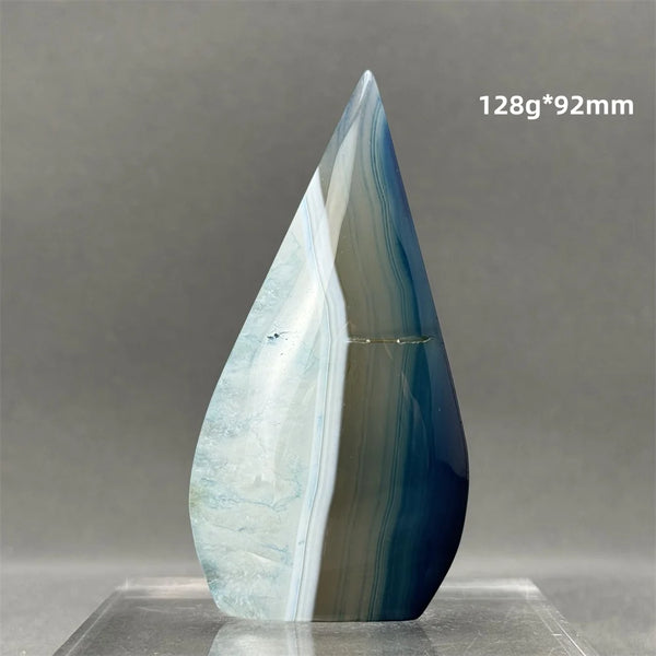 Blue Agate Torch-ToShay.org