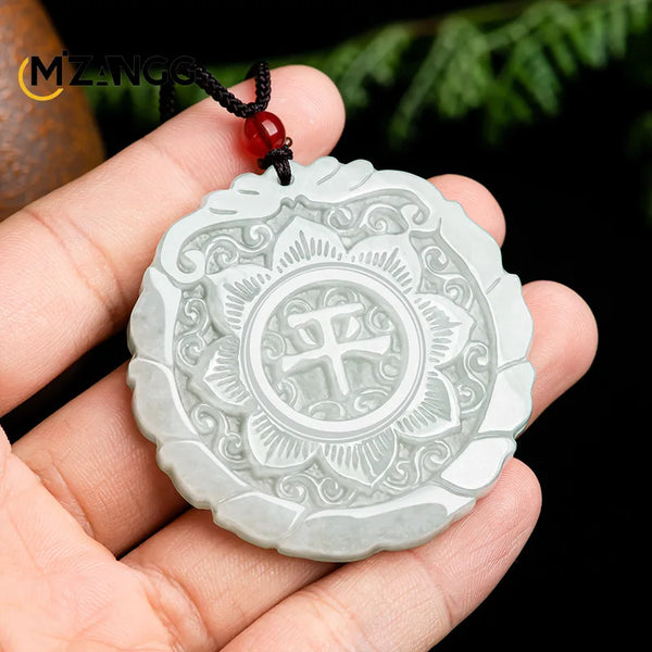 Blue Jadeite Peace Lotus-ToShay.org