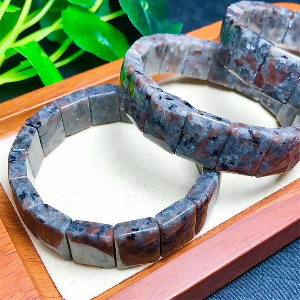 Pink Crystal Yooperlite Bangle-ToShay.org