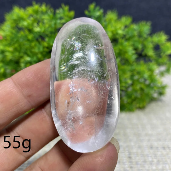 Clear Crystal Palm Stone-ToShay.org
