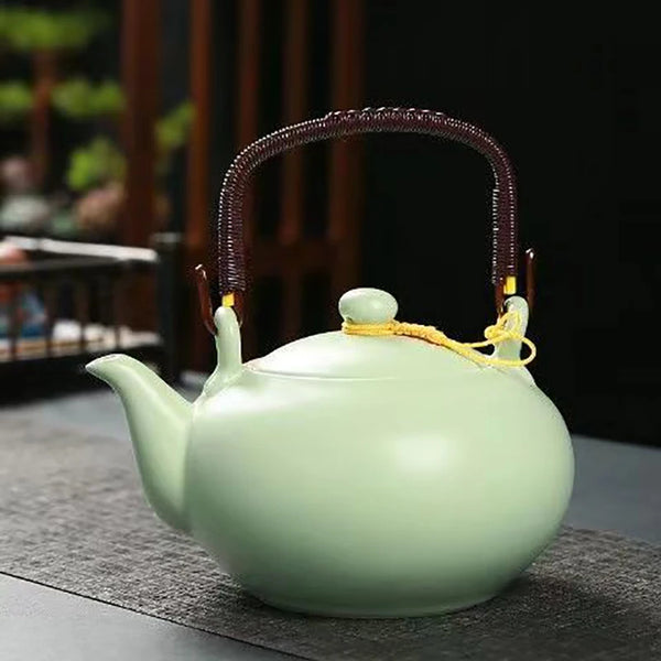 Glazed Ceramic Beam Teapot-ToShay.org