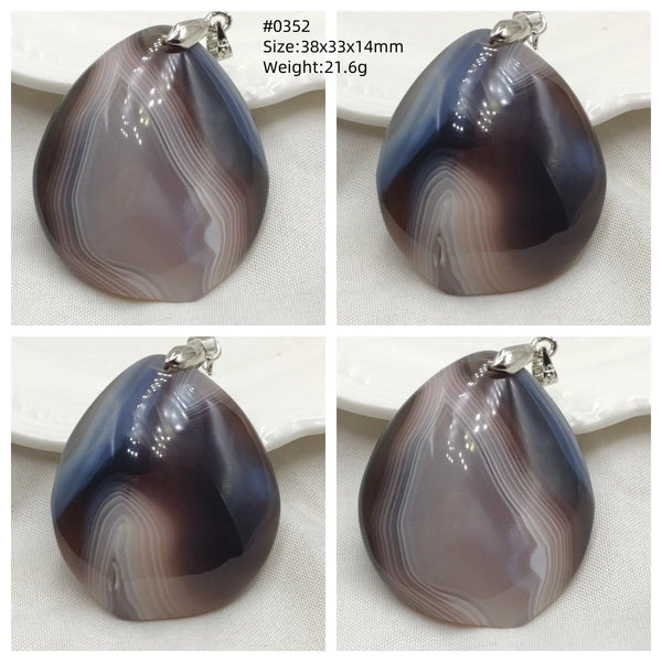 Red Lace Agate Pendant-ToShay.org