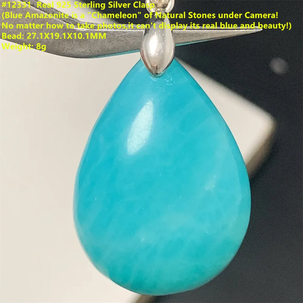 Blue Amazonite Pendants-ToShay.org