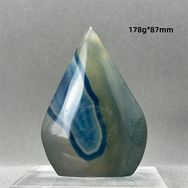 Blue Agate Torch-ToShay.org