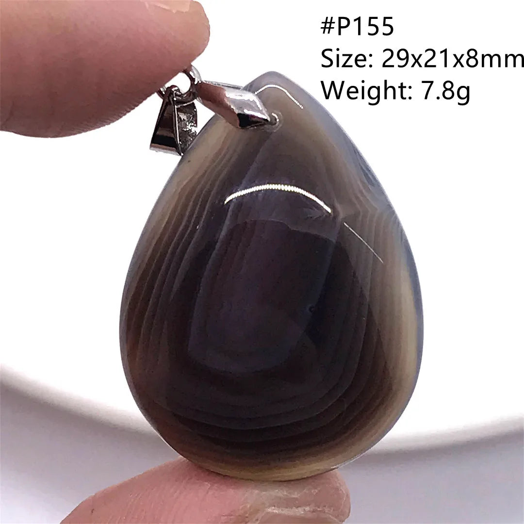 Black Lace Agate Pendant-ToShay.org