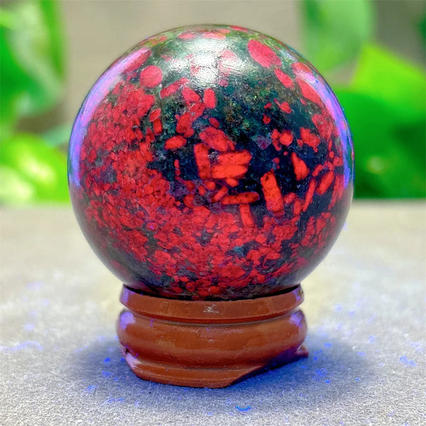 Green Ruby Zoisite Ball-ToShay.org
