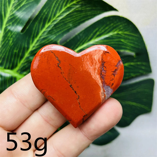 Red Jade Agate Heart-ToShay.org
