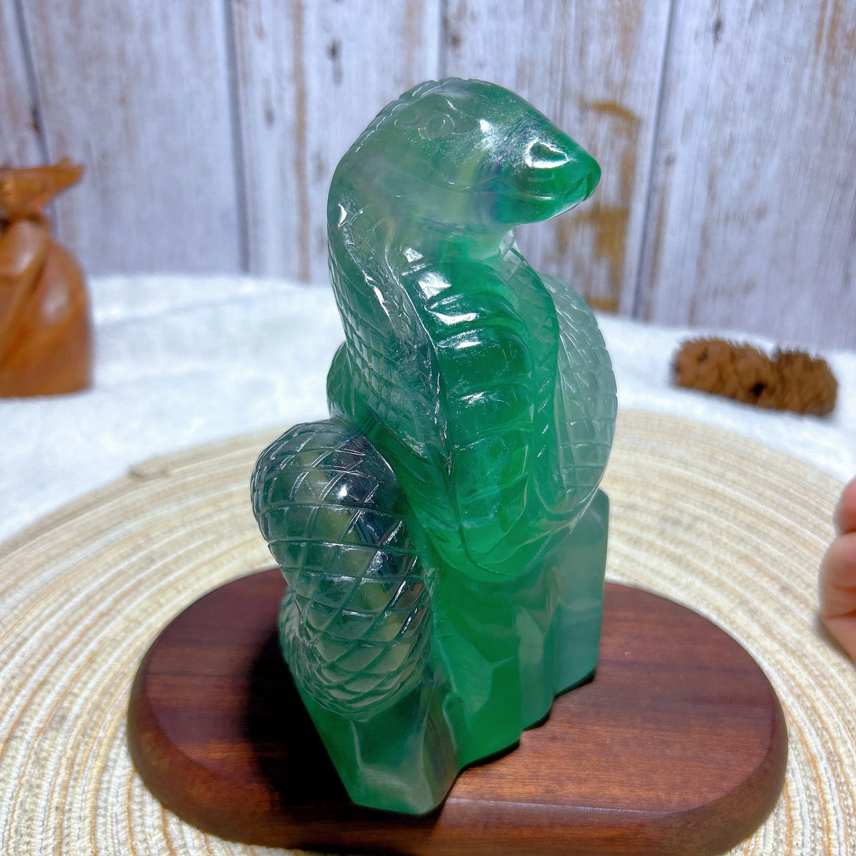 Green Fluorite Snake-ToShay.org