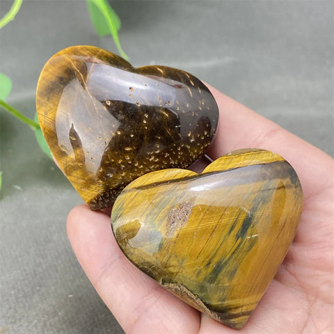 Yellow Tiger Eye Heart-ToShay.org