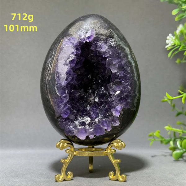 Purple Amethyst Cluster Egg-ToShay.org