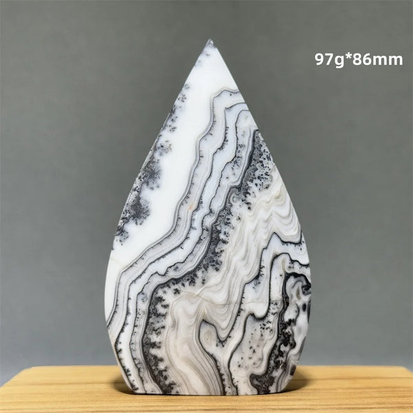 Black Striped Agate Torch-ToShay.org