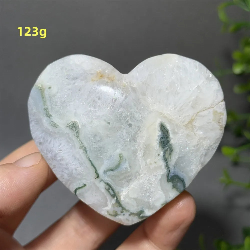 Green Moss Agate Heart-ToShay.org