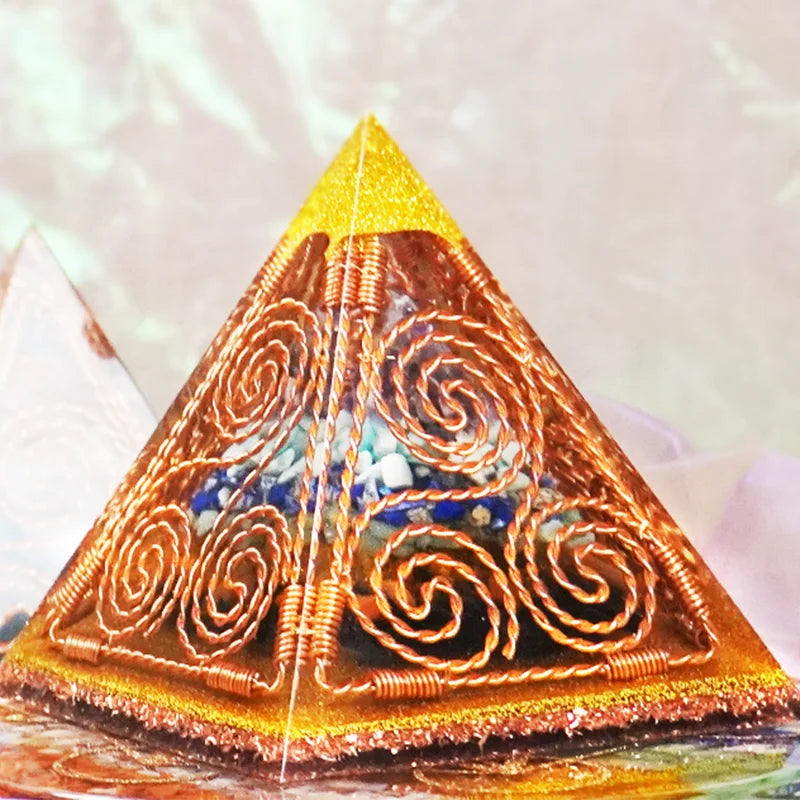 Energy Orgone Copper Pyramid-ToShay.org