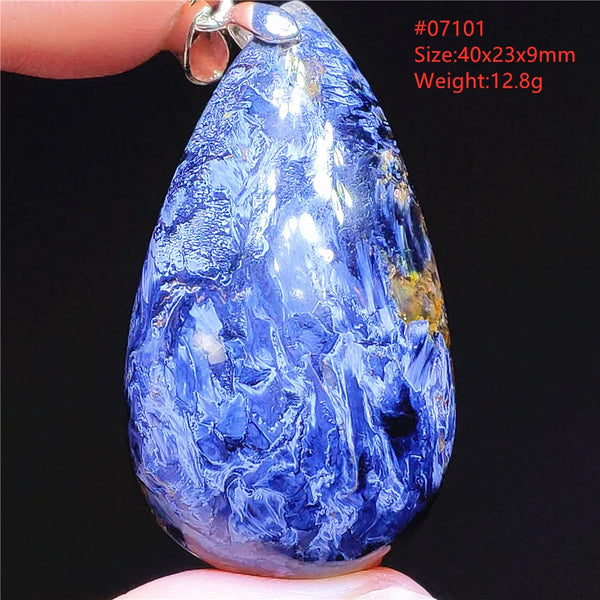 Blue Pietersite Chatoyant Pendant-ToShay.org