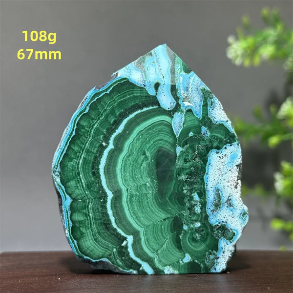 Blue Chrysocolla Tower Stone-ToShay.org
