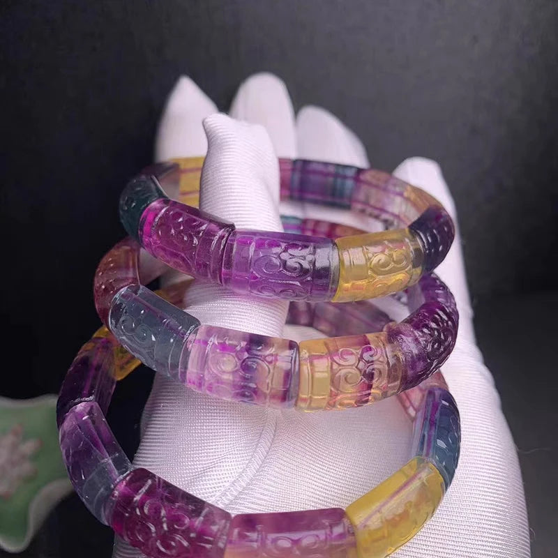Purple Fluorite Bracelet-ToShay.org