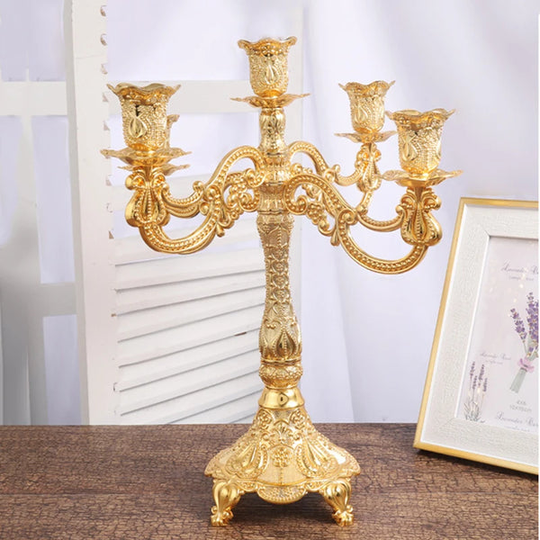 Gold Embossed Candelabra-ToShay.org