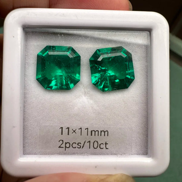 Green Crystal Cut Emerald-ToShay.org