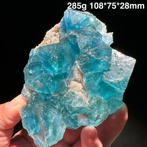 Green Fluorite Calcite Cluster-ToShay.org
