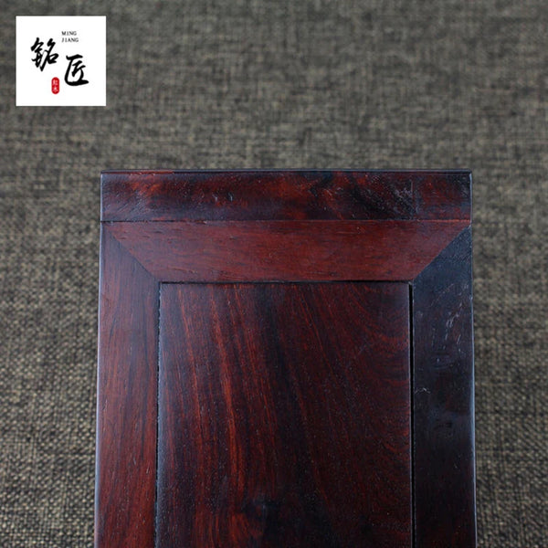 Redwood Carved Pedestal-ToShay.org