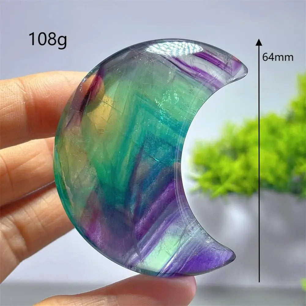 Rainbow Fluorite Moon-ToShay.org