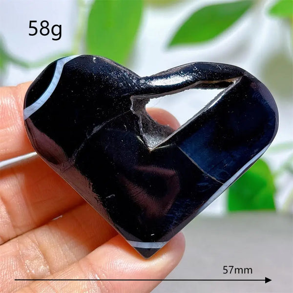 Black Agate Hearts-ToShay.org