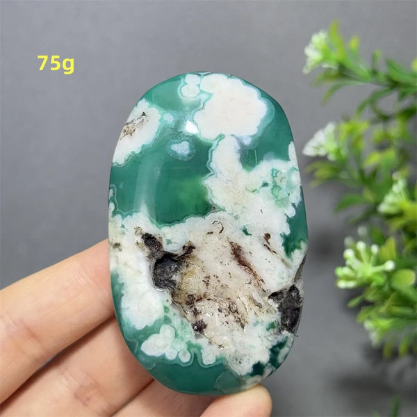 Green Cherry Blossom Agate-ToShay.org