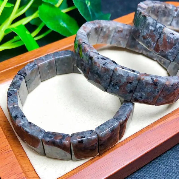 Pink Crystal Yooperlite Bangle-ToShay.org