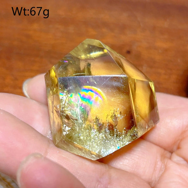 Yellow Smokey Citrine Crystal-ToShay.org