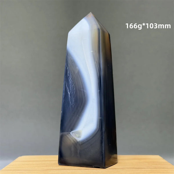 Blue Striped Agate Tower-ToShay.org