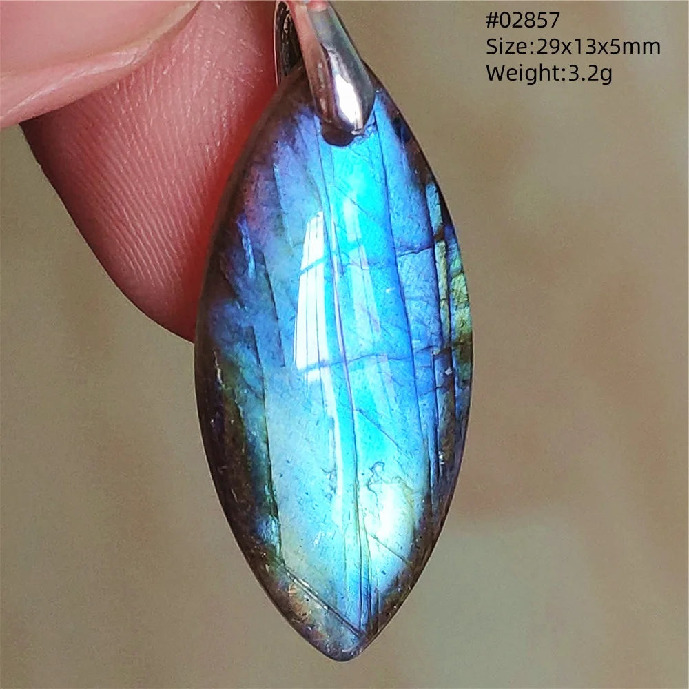 Blue Light Labradorite Pendant-ToShay.org