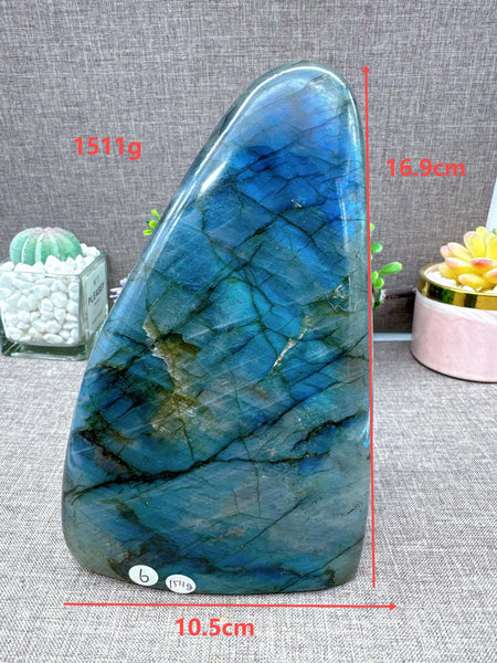 Blue Labradorite Crystal-ToShay.org