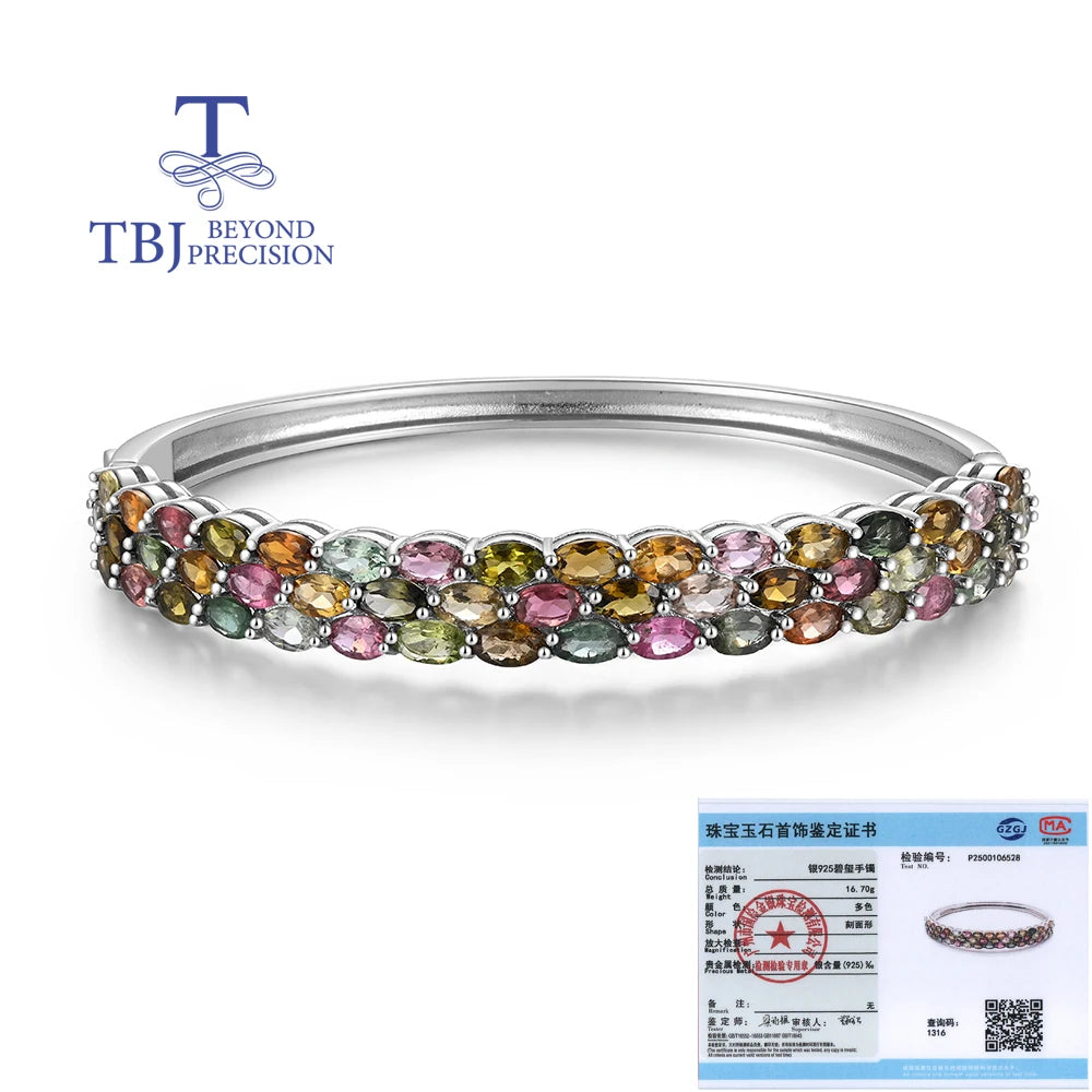 Mixed Tourmaline Bangle-ToShay.org