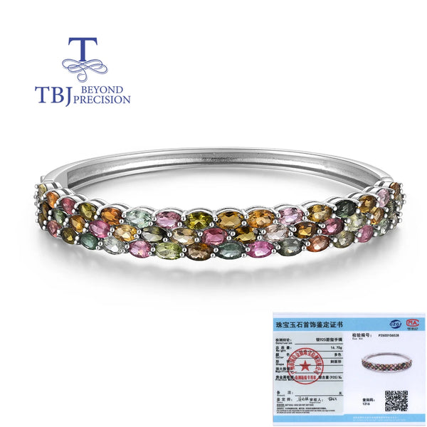 Mixed Tourmaline Bangle-ToShay.org