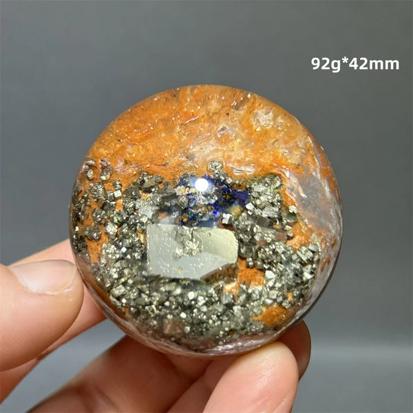 Yellow Chalcopyrite Crystal Ball-ToShay.org