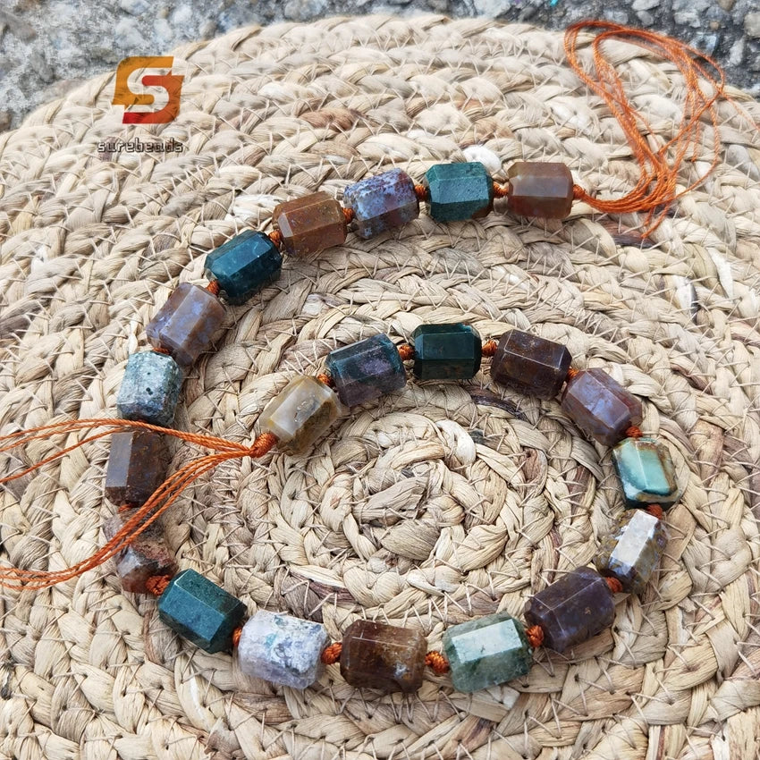 Mixed Crystal Cylinder Beads-ToShay.org