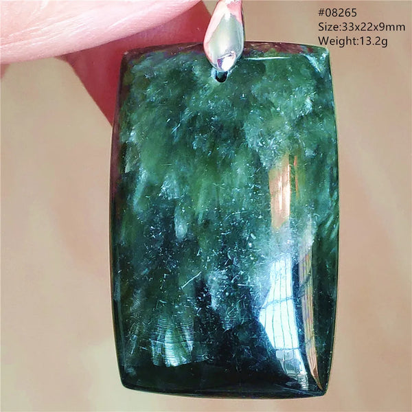 Green Seraphinite Pendant-ToShay.org