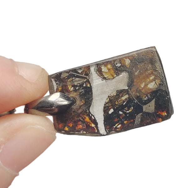 Olive Meteorite Pendant-ToShay.org