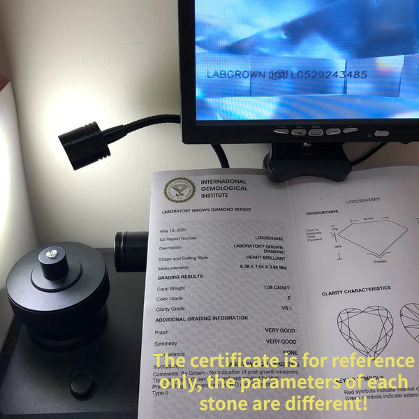 Clear Diamond Heart-ToShay.org