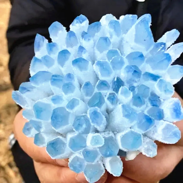 Blue Phantom Quartz Cluster-ToShay.org