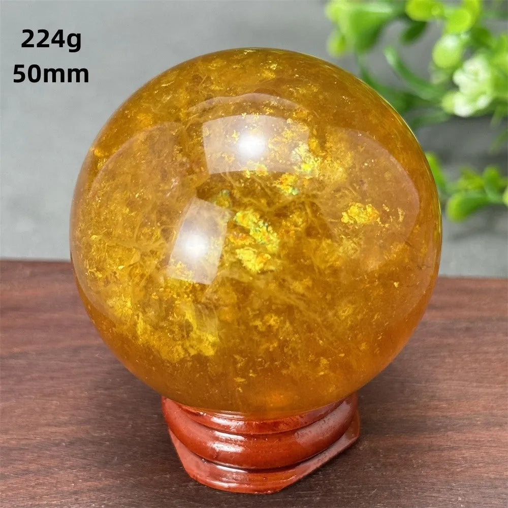 Gold Lepidolite Ball-ToShay.org