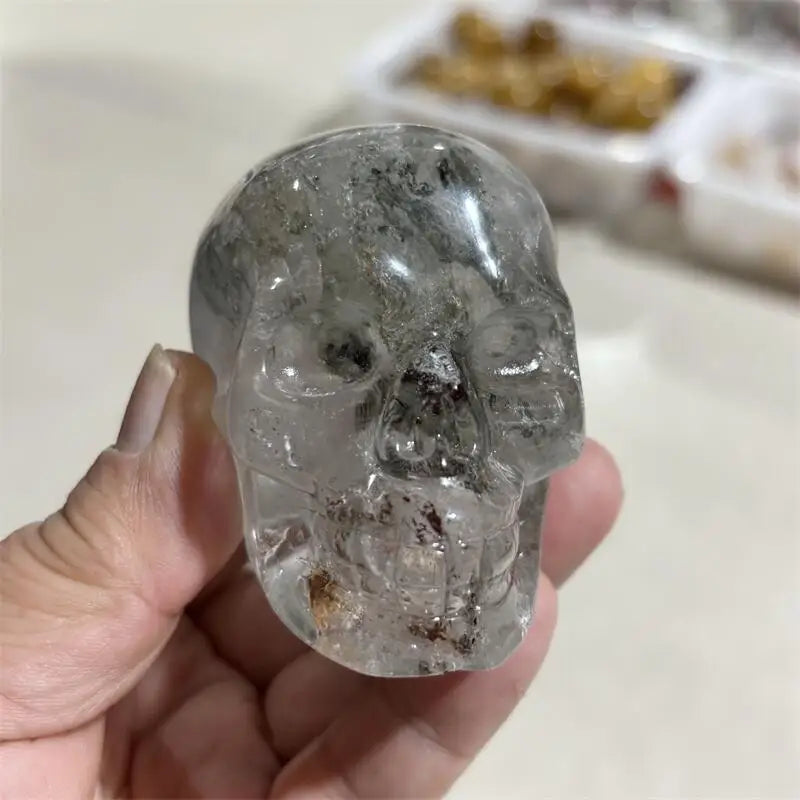 Clear Garden Quartz Skull-ToShay.org