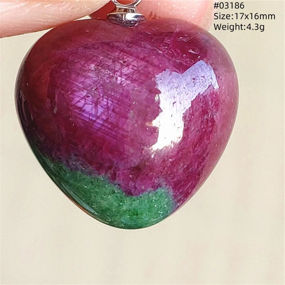 Red Ruby Zoisite Pendant-ToShay.org