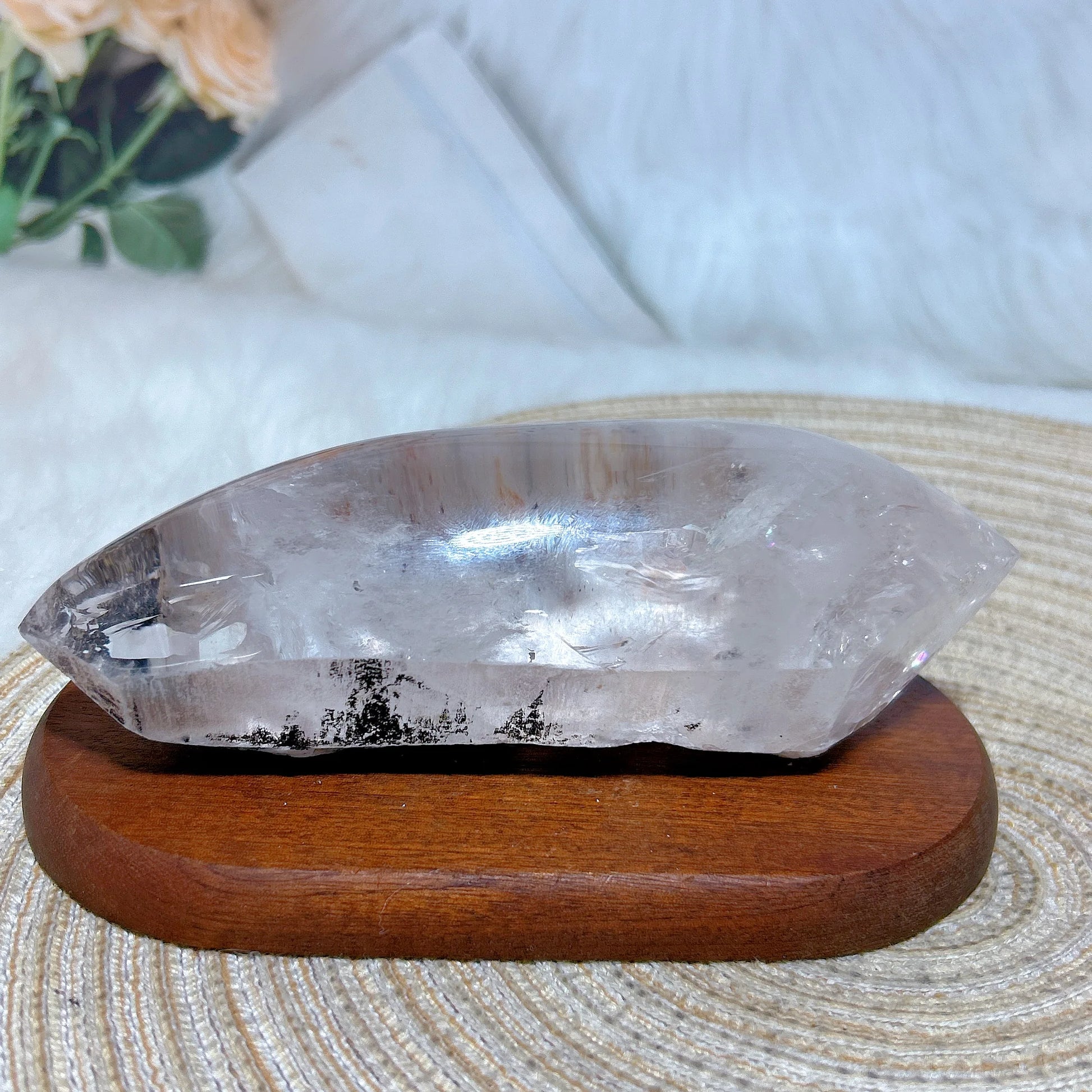 Clear Rainbow Quartz Crystal-ToShay.org