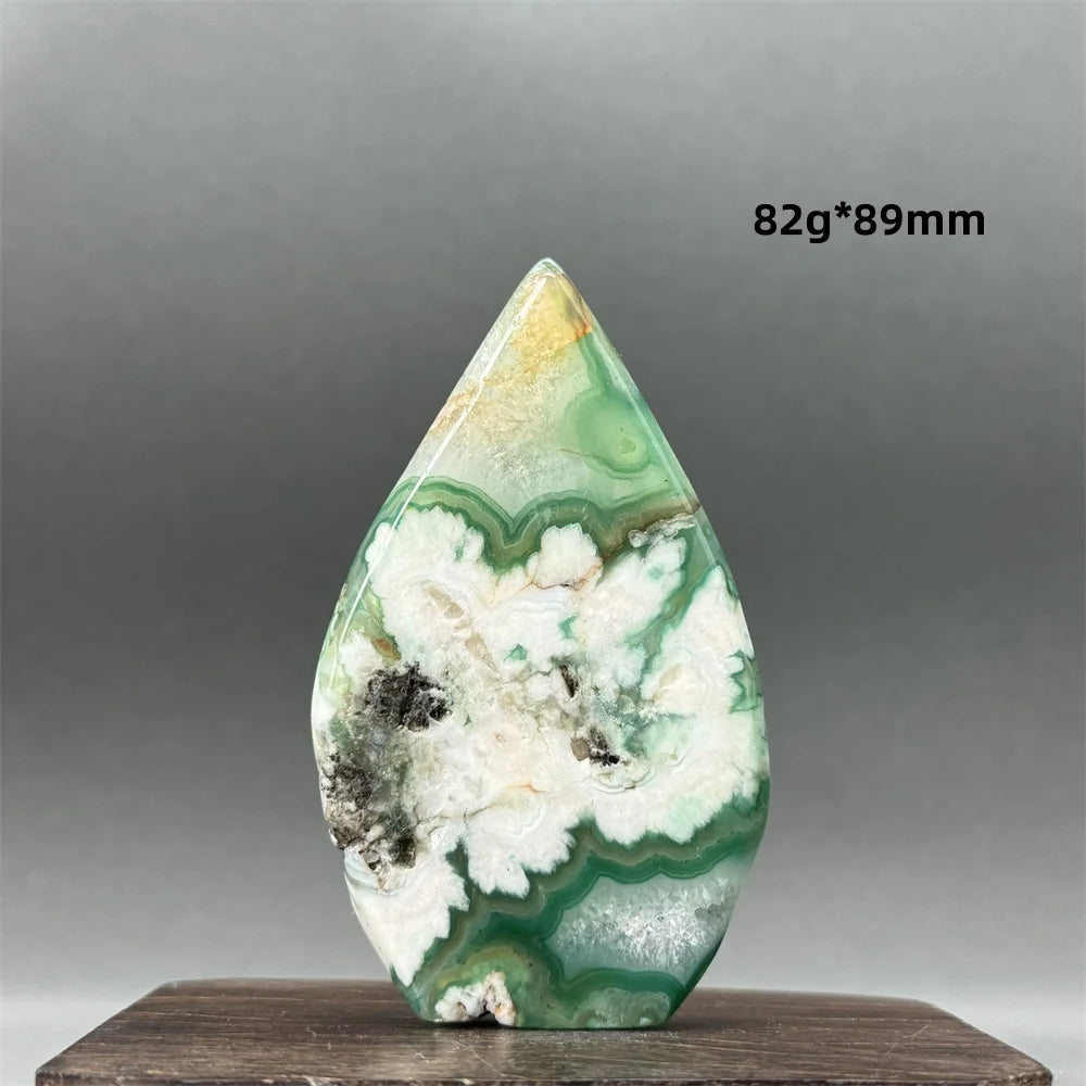 Green Cherry Blossom Agate-ToShay.org